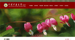 Desktop Screenshot of cumtb.edu.cn